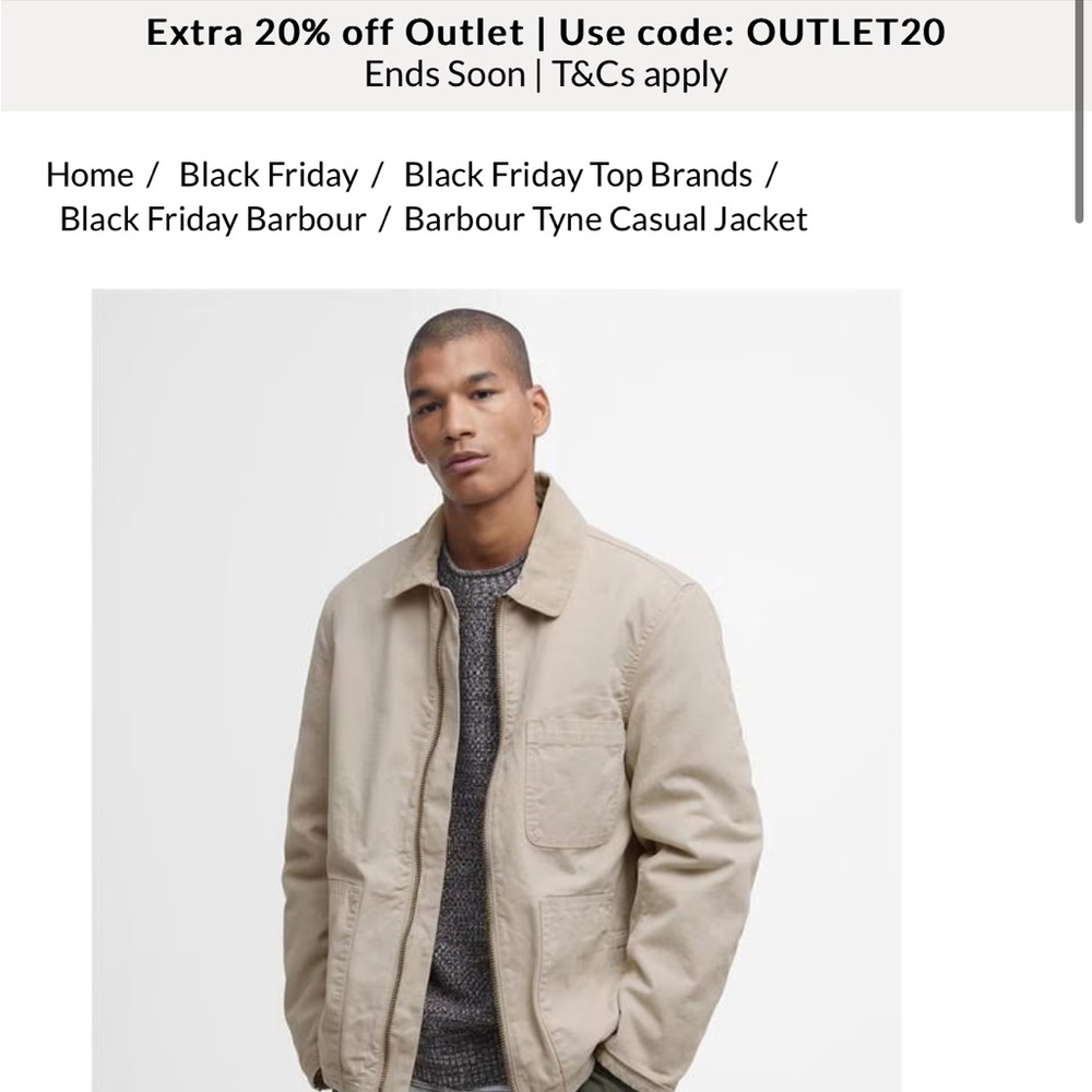 Barbour Men's Tyne Casual Jacket
